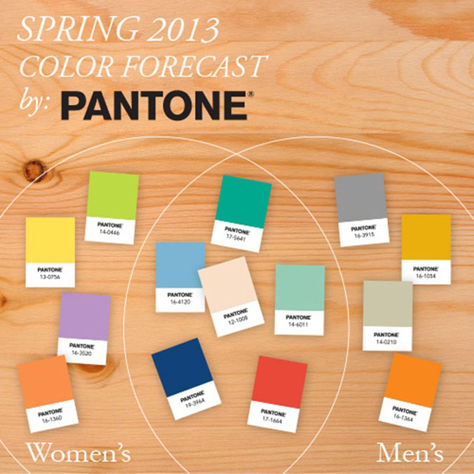 pantone, 2013, spring 2013, pantone colors, colors of the season, color forecast, fashion forecast, packaging, fashion packaging, luxury packaging, color swatches, pantone swatches