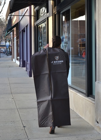 custom garment bag design for apparel