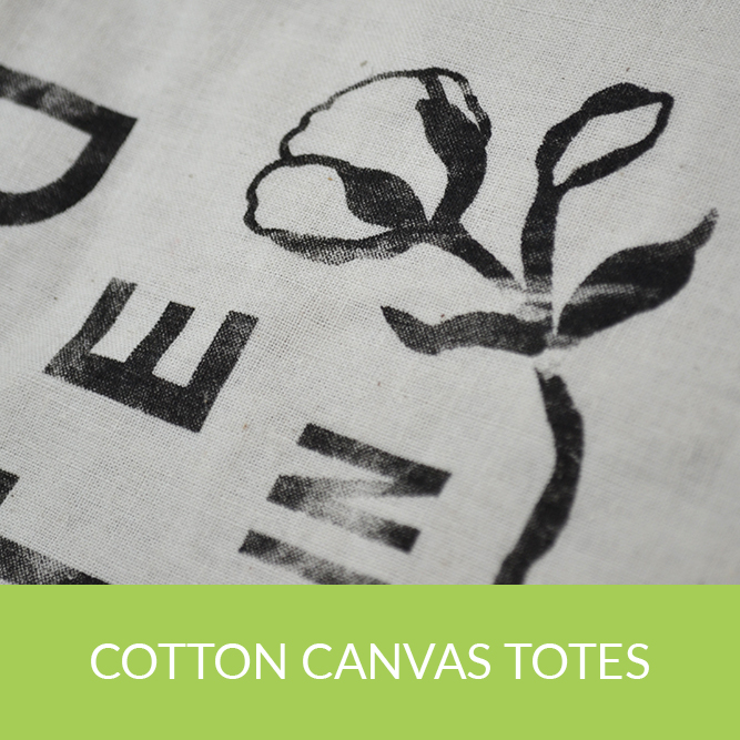Cotton Canvas Totes for Retail