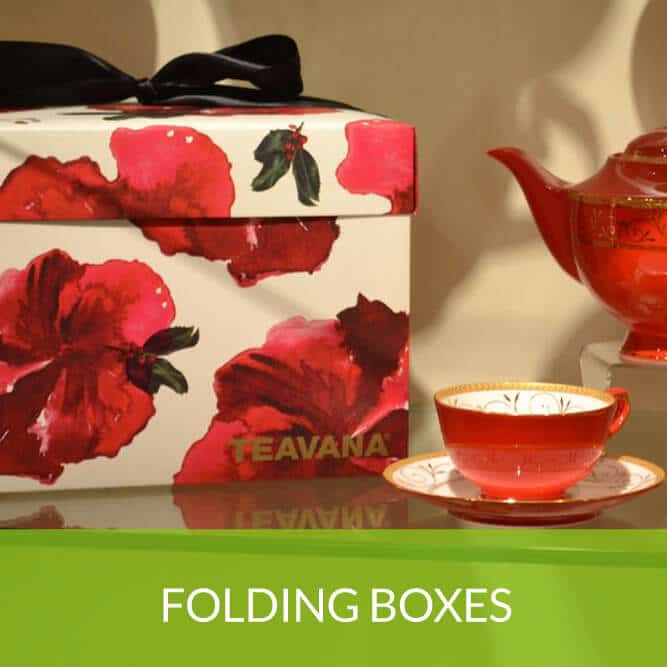 Teavana Folding Box Designer Custom retail boxes