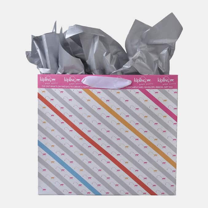 high end kraft paper shopping bag