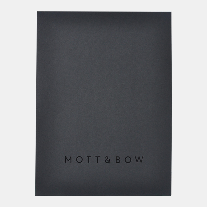 Mott & Bow corrugated shipping mailer