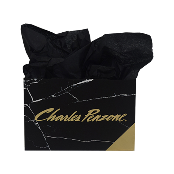 marbleized paper shopper for business