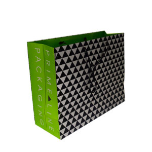 Prime Line Packaging paper shopper greenery