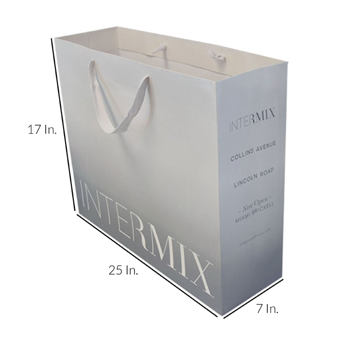 Intermix Logo Printed Paper Bag