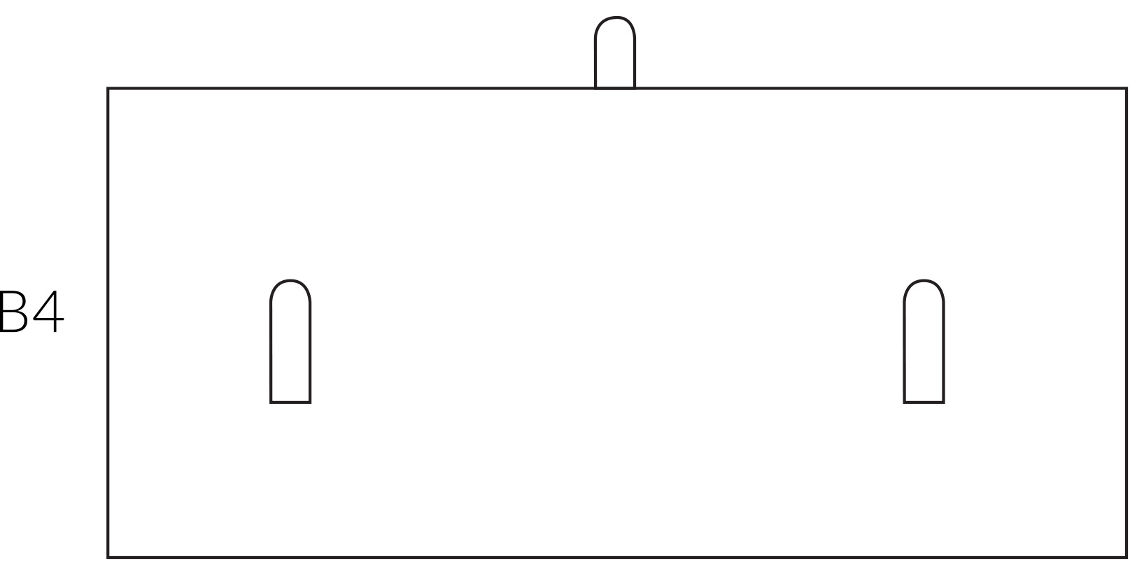 Bracelet Insert With Two Hooks And Pull Tab