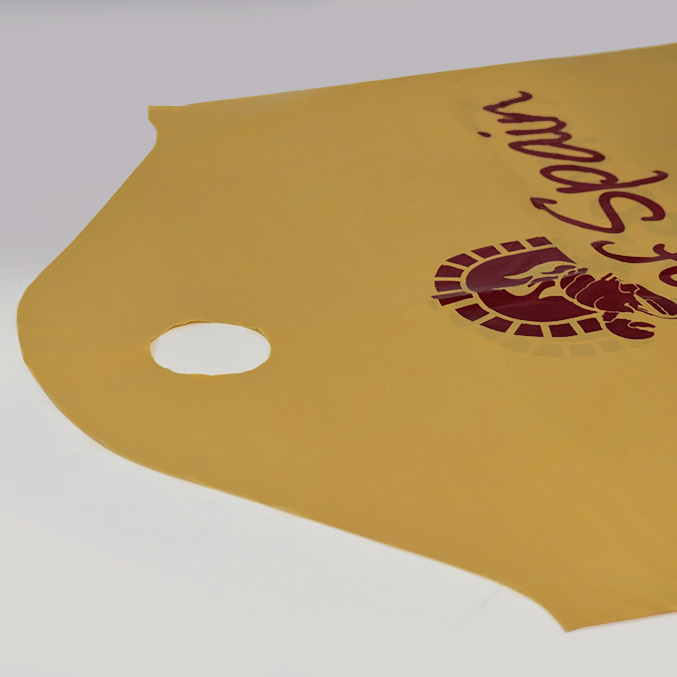 die cut shopping bag