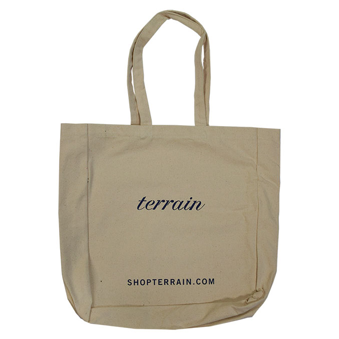 shop terrain canvas shopping bag design