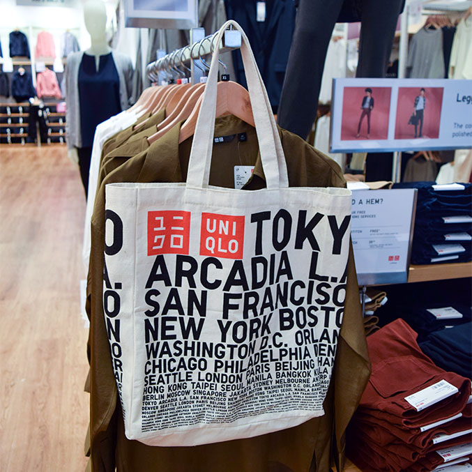 Uniqlo Reusable Shopping Tote Bag
