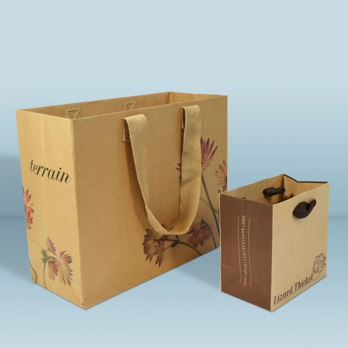 kraft shopping bag collection