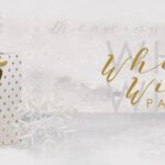 white packaging, white christmas, winter packaging, holiday packaging, white, pearlized packaging, white printed packaging, white foil stamp, white winter packaging