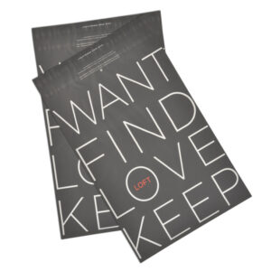 Loft poly mailer with full coverage matte ink