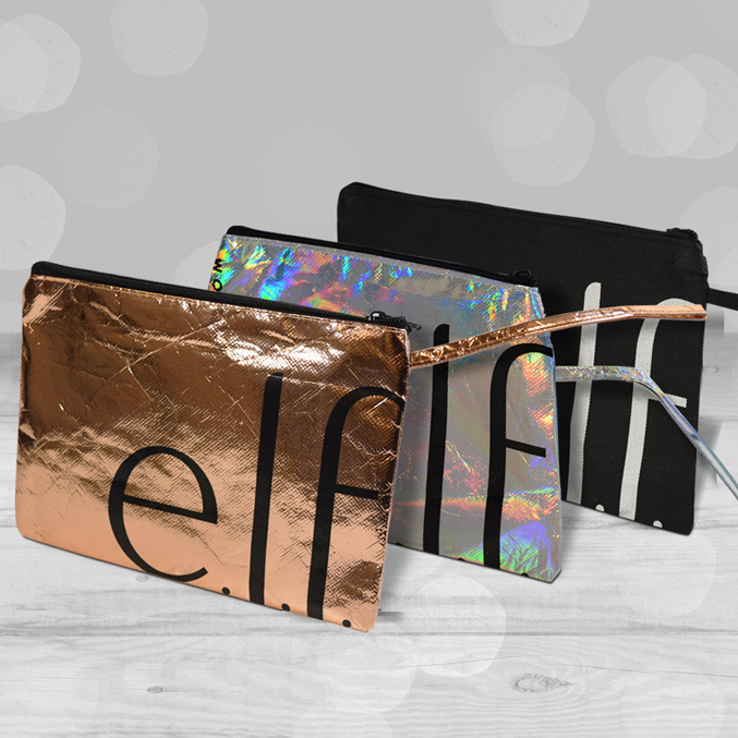 holiday 2019, back to school 2019, holiday 2019 trends, back to school 2019 trends, 2019 trendy packaging, festive packaging, back to school packaging, drawstring backpacks, zipper pouches, holiday season 2019, lavender, gold, satin, feathers, packaging trends 2019