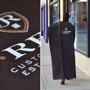 Customizable garment bags, garment bags, rpet garment bags, vinyl garment bags, eva garment bags, peva garment bags, cotton garment bags, bridal garment bags, suit garment bags, pp non woven garment bags