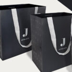 jetblack, jetblack packaging collection, brand identity, startup business, personal shopping bags, fold a totes, pvc tote bags, custom gift boxes, ecommerce packaging, delivery service bags