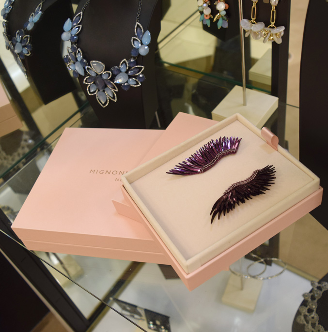 Mignonne Gavigan, customer spotlight, custom packaging collection, jewelry packaging collection, jewelry boxes, earring cards, earring boxes, luxury brands, luxury jewelry, rose gold, ribbon, packaging accessories