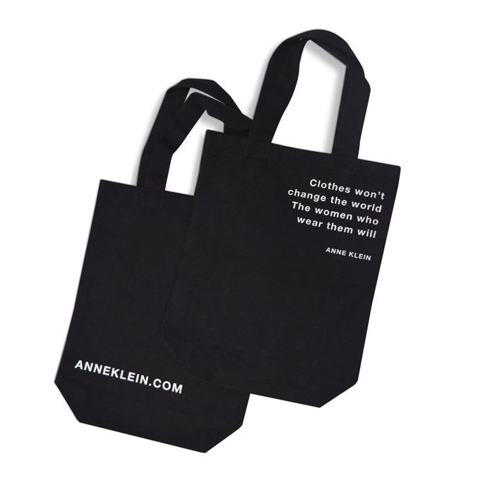 Anne Klein Cotton Canvas Tote Bag
