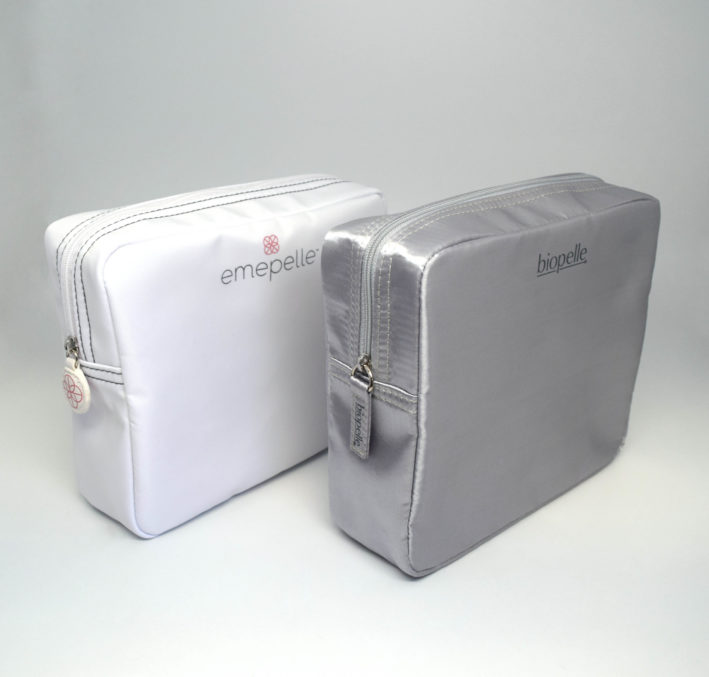 medi-spa, medical spa packaging, spa, day spa, day spa packaging, cosmetic pouches, neutral packaging, luxurious packaging, gift card packaging, spa gift cards