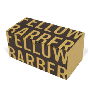 Fellow Barber custom printed corrugated box