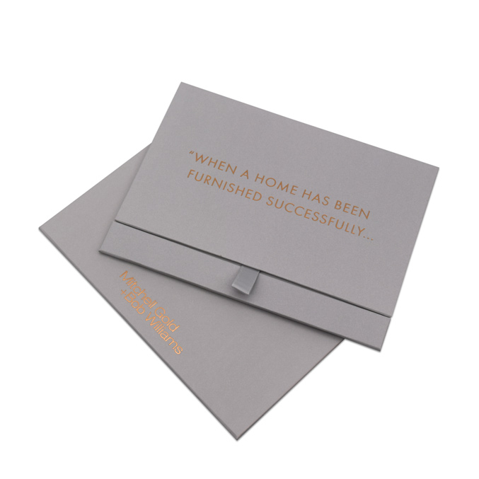 Custom Folding Gift Card Holder