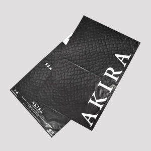Akira custom printed poly mailer
