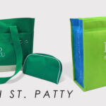 green packaging items, green packaging, going green, eco-friendly packaging, St. Patrick's Day, Chartreuse, emerald, trending colors 2020