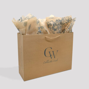 luxury kraft, luxury kraft bags, kraft bags, kraft accessories, eco friendly kraft, FSC, bag ban laws, kraft boxes, eurototes, custom printed kraft bags, custom printed eurototes
