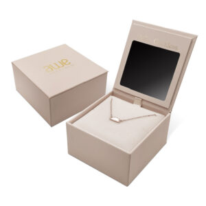 Rigid Box, Jewelry box, necklace box, setup, mirror