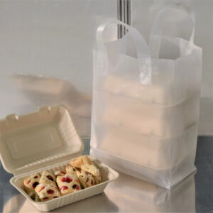 To go bags for food, Take out bags, Take away bags, Food industry packaging, Food industry, Food service take out bags, Carryout bags, Takeout plastic bags, Takeout paper bags, Takeout reusable bags, Restaurant table covers, Restaurant basket liners, Food basket liners