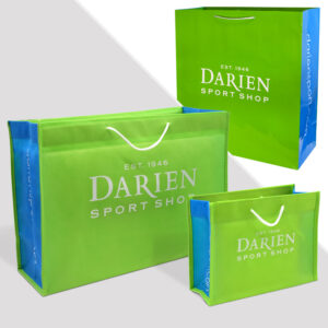 packaging aesthetic, pp non-woven, rpet, reusable shopping bags, reusable packaging materials, brand identity, updated branding, rebranding, eco-friendly packaging, reusable packaging