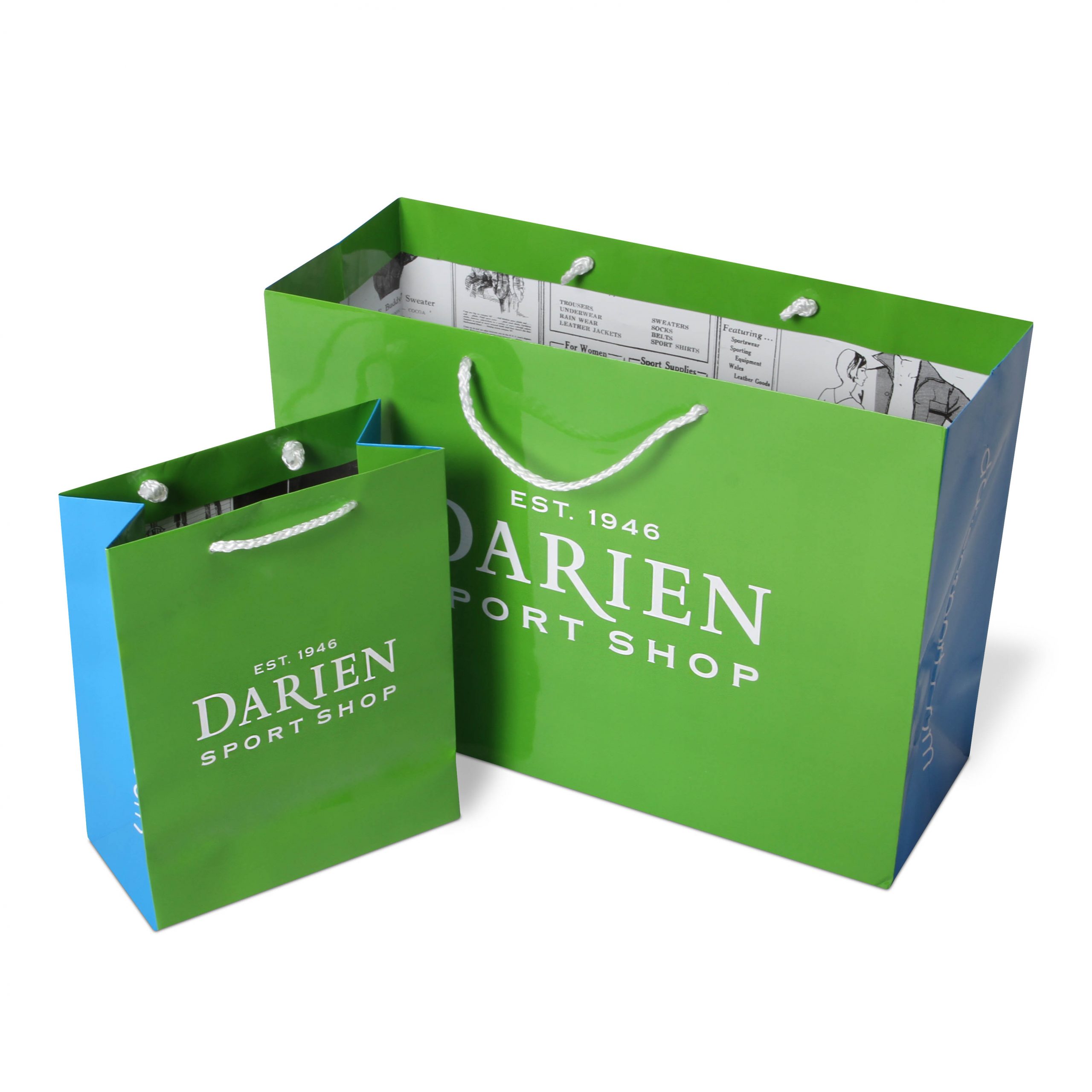 Eurotote Gift Bag with Rope Handles and Metallic Imprint – Taylor Campus  Store