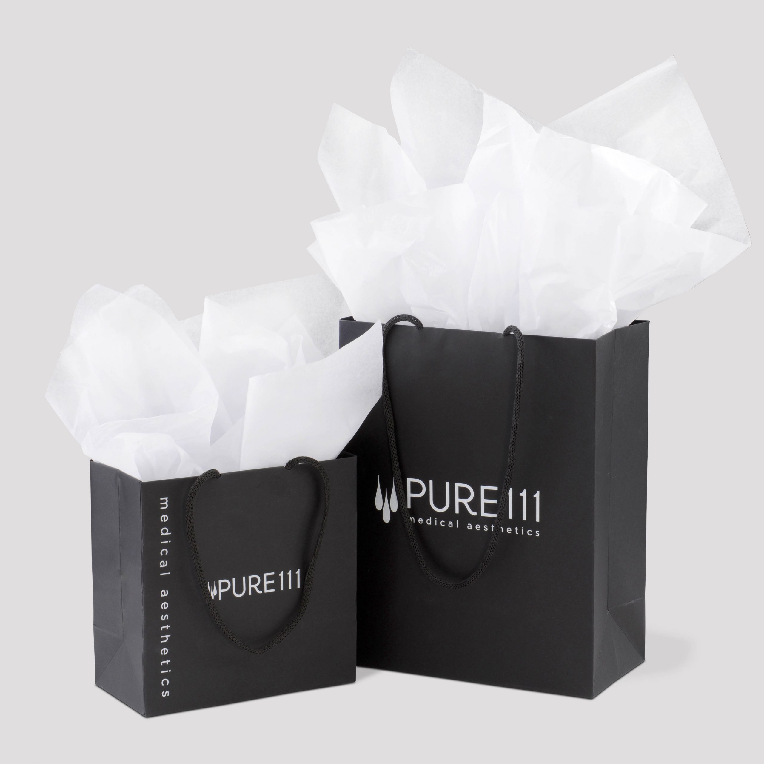 Prime Line Packaging Black Colored Kraft Paper Bags with Handles