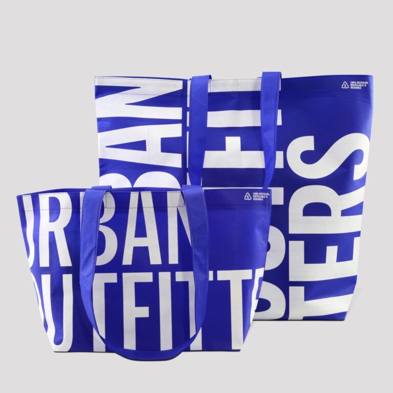 urban outfitters everyday shoppers in bright blue made of recycled PPNW