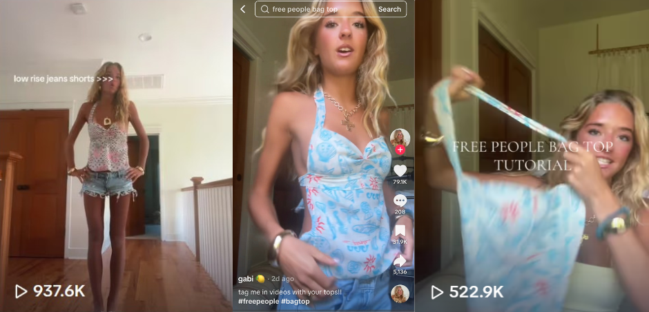 Viral Marketing, Packaging Design, TikTok Trends, Free People, Fashion Packaging, Bag Top, Social Media Marketing, Creative Packaging