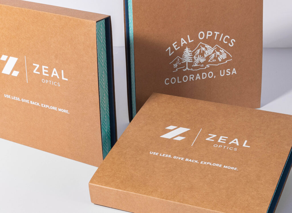 High-Quality Packaging with a Low Impact on the Environment for Zeal Optics Eyewear
