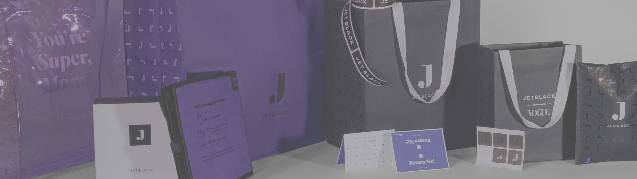 Jet black product collection