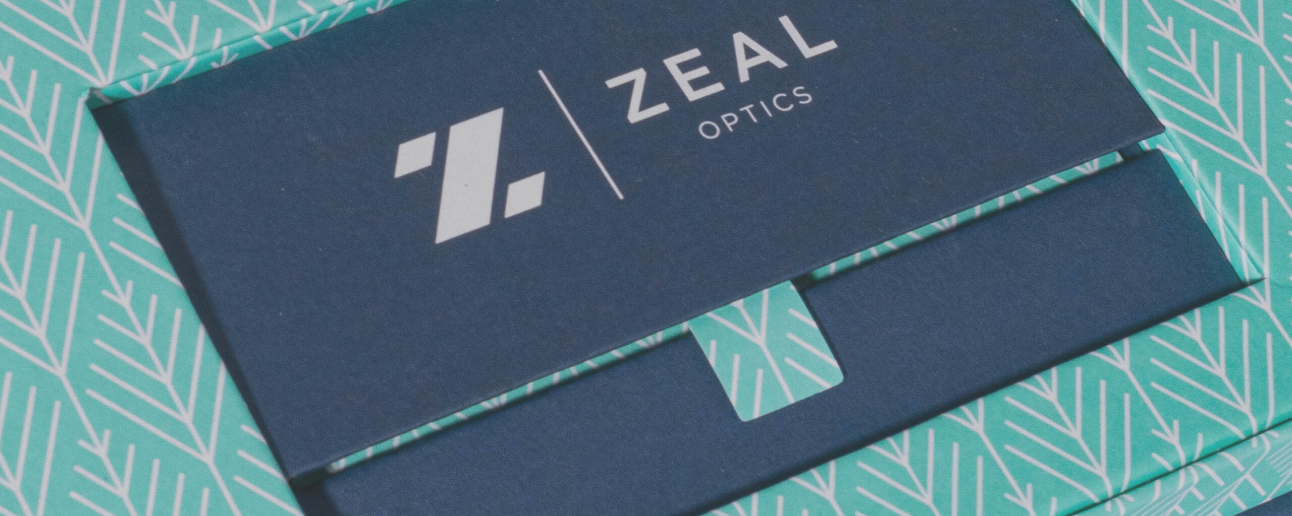 Zeal Optics gift card holder close-up