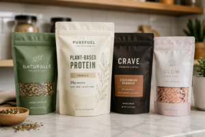 Custom Stand Up Pouches That Help Products Look Shelf-Ready
