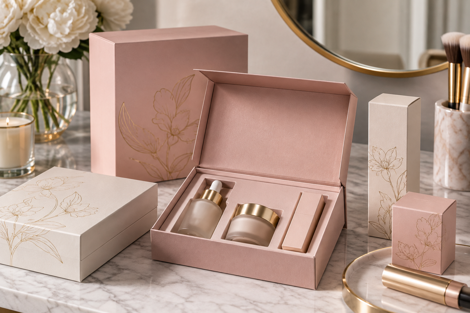 Create cosmetic packaging that protects beauty products, strengthens brand identity, and delivers a polished experience from shelf to unboxing.