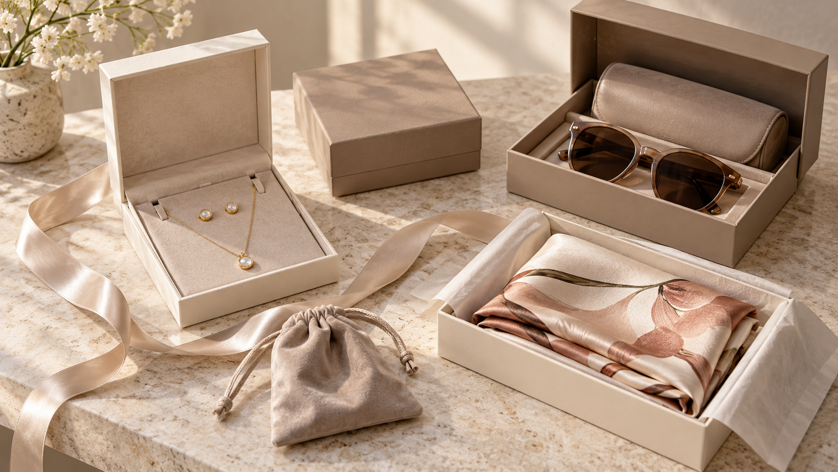 Create accessory packaging that protects jewelry, eyewear, and fashion essentials while supporting a polished brand experience for retail, ecommerce, and gifting.